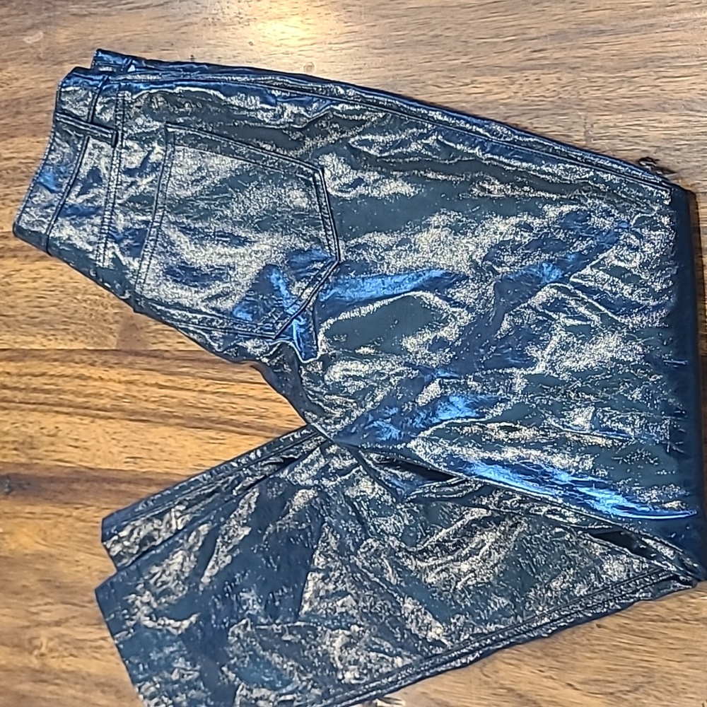Abercrombie and Fitch Faux Leather Pants Size 28 Long